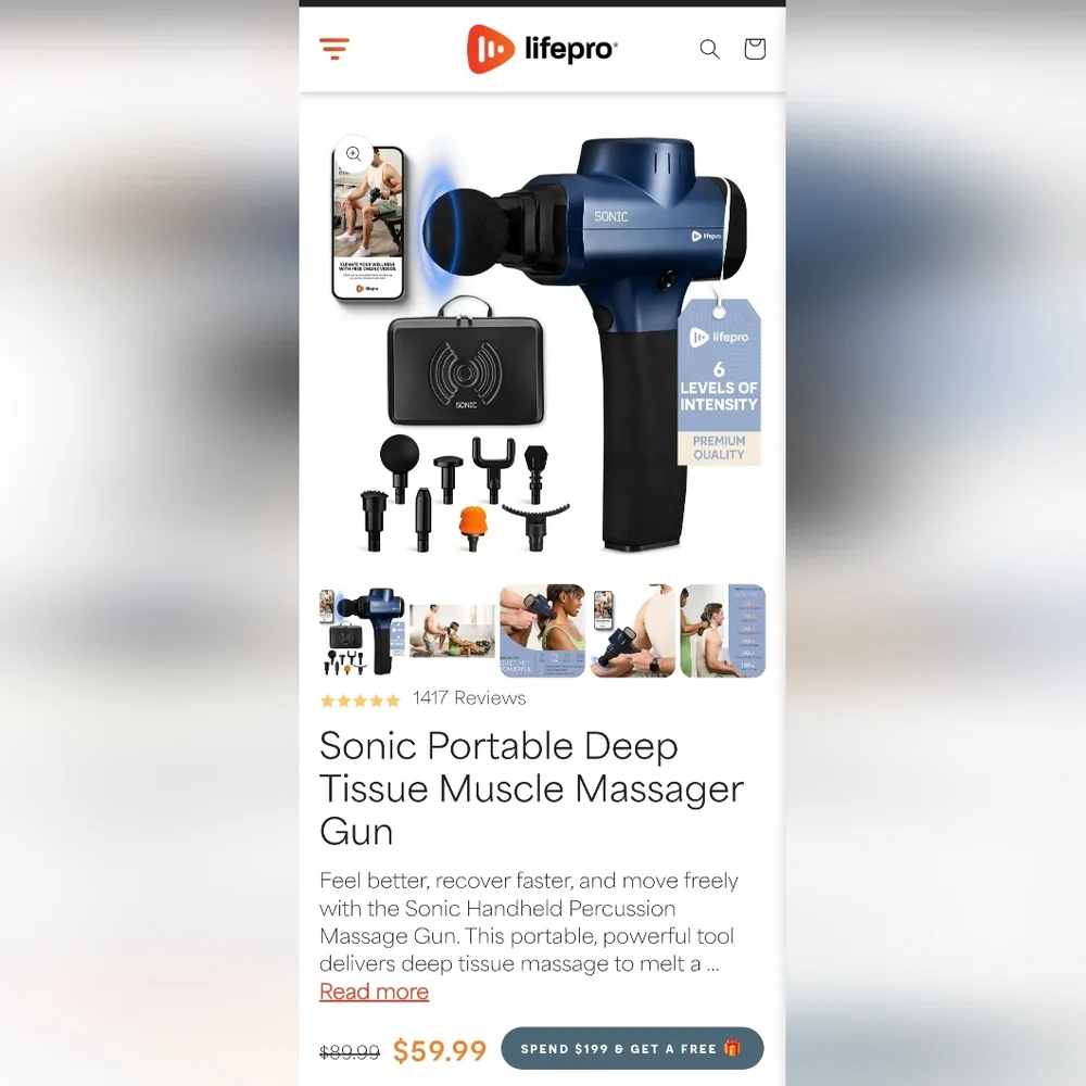 Massage Gun with Case